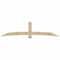 Ekena Millwork Bellingham Rough Sawn Timber Gable Bracket, Douglas Fir, 108"W x 27"H x 2"D x 6"F, 6/12 Pitch GBW108X27X0206BEL00RDF - alternate 1